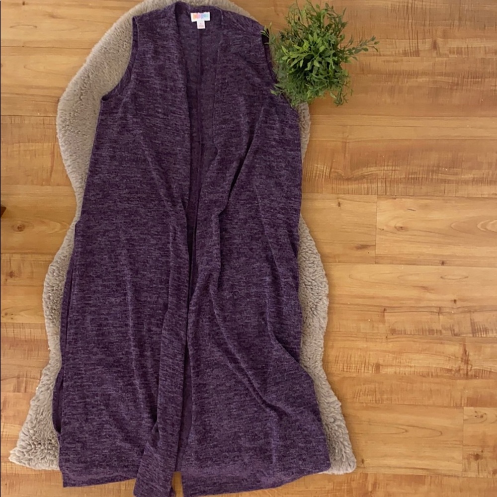 ‼️ Lu La Roe Long Purple Cardigan ‼️